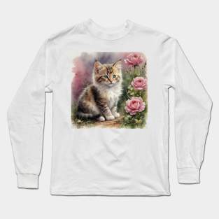 kitten Long Sleeve T-Shirt